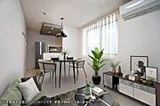 ◆ＬＤＫ（10．9帖）◆ホワイトウッドの建具が清潔感のある落ち着いた住空間を提供してくれます♪