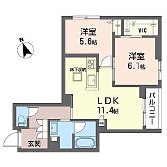 物件の間取り