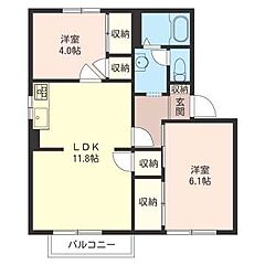 物件の間取り