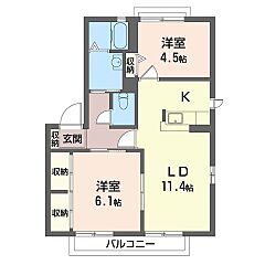 物件の間取り