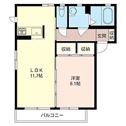 間取図画像 1LDK