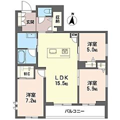 物件の間取り