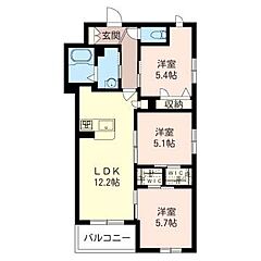 物件の間取り