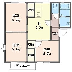 物件の間取り