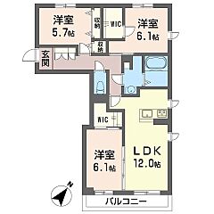 物件の間取り