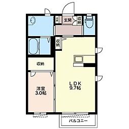 間取図画像 1LDK