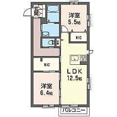 物件の間取り