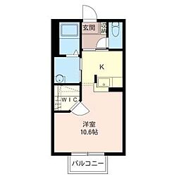 アティオ310 ワンルームの間取図画像