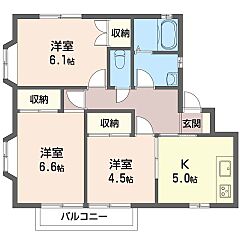 物件の間取り