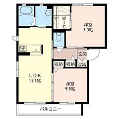 物件の間取り