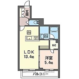 間取図画像 1LDK