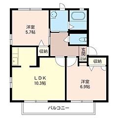 物件の間取り