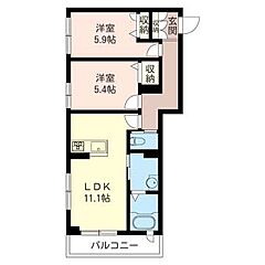 物件の間取り