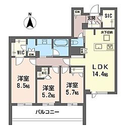 連 3LDKの間取図画像