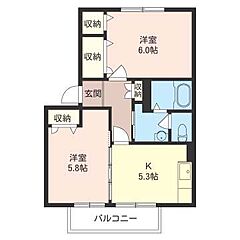 物件の間取り