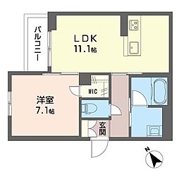 間取図画像 1LDK