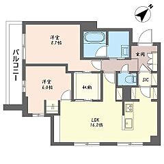 物件の間取り