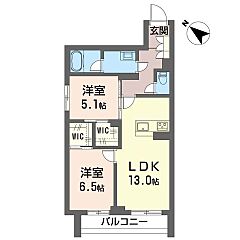 物件の間取り