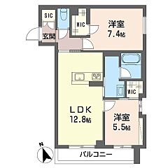 物件の間取り