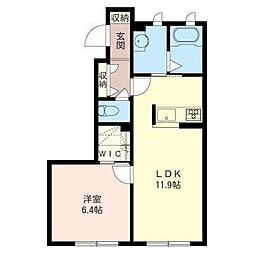 MASTLIFE新鎌ヶ谷3 1LDKの間取図画像