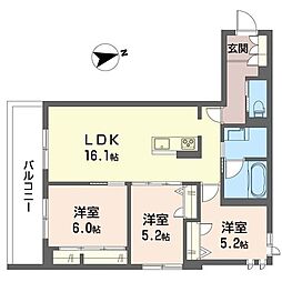 間取図画像 3LDK
