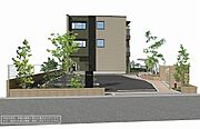 積水ハウス施工、重量鉄骨造3階建て「シャーメゾン」エレベーター付きホテルライク（内廊下）仕様のマンションです。