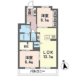 ViaFelice 2LDKの間取図画像