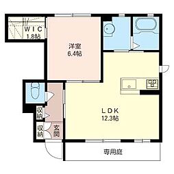 フロレスタ 1LDKの間取図画像