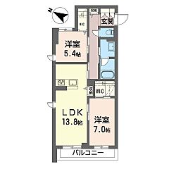 物件の間取り