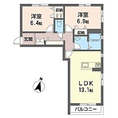 物件の間取り