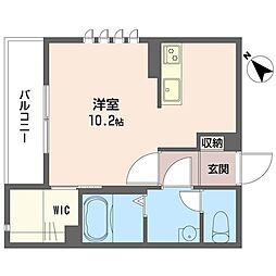 アネーロ ワンルームの間取図画像