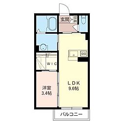 間取図画像 1LDK