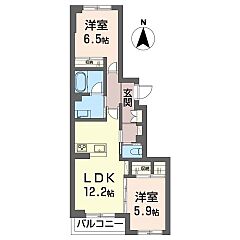 物件の間取り
