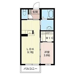 間取図画像 1LDK