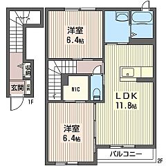 物件の間取り