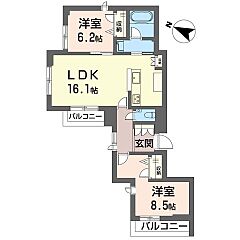 物件の間取り