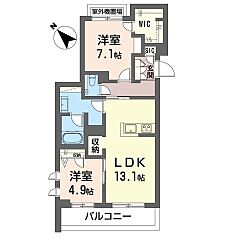 物件の間取り
