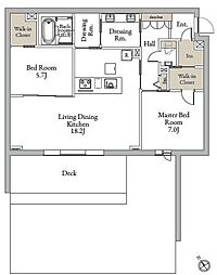 シャーメゾン藤雅庭 2LDKの間取図画像