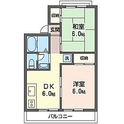 間取図画像 2DK
