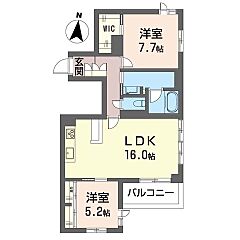 物件の間取り