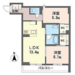物件の間取り