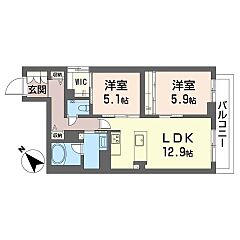 物件の間取り