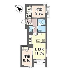 物件の間取り
