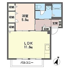物件の間取り