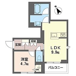 間取図画像 1LDK