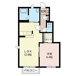 ベルタエリーゼ 1LDKの間取図画像