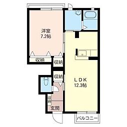 間取図画像 1LDK
