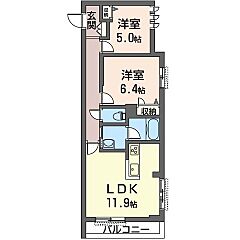 物件の間取り