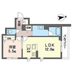 間取図画像 1LDK