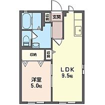 シャトル　メゾン　B 101 ｜ 群馬県伊勢崎市南千木町5238-14（賃貸アパート1LDK・1階・35.30㎡） その2